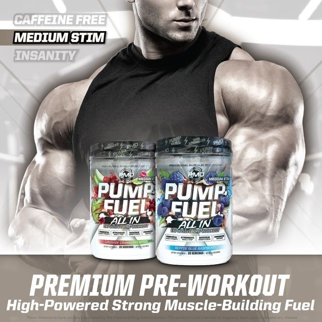 Pump Fuel All In -Medium Stim- Ultimate Muscle Pump Explosive Pre Workout Powder