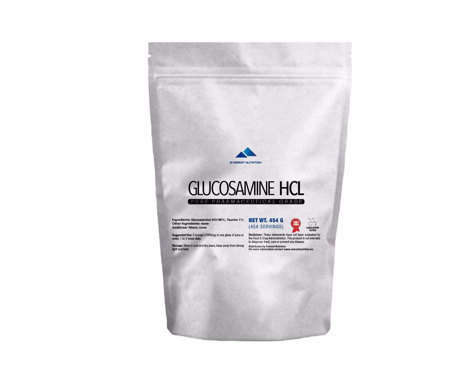 GLUCOSAMINE HCL POWDER 100% PURE PHARMACEUTICAL QUALITY JOINT REGENERATION