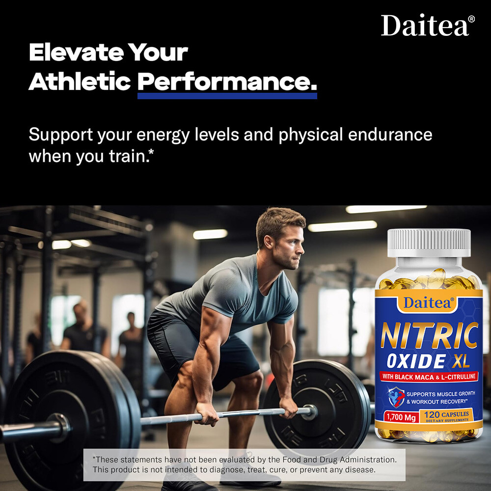 Nitric Oxide XL Capsules – Promotes healthy circulation and enhances performance