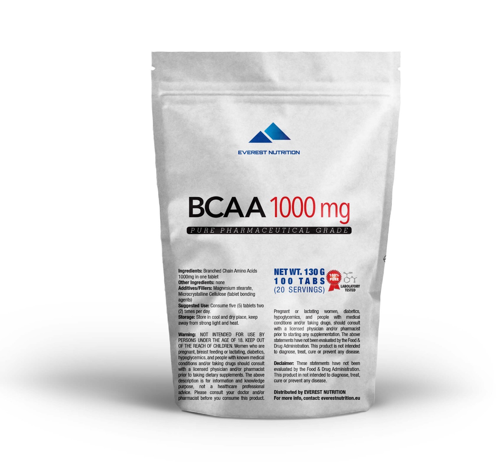 BCAA 1000mg TABLETS PHARMACEUTICAL QUALITY ANTICATABOLIC REGENERATION