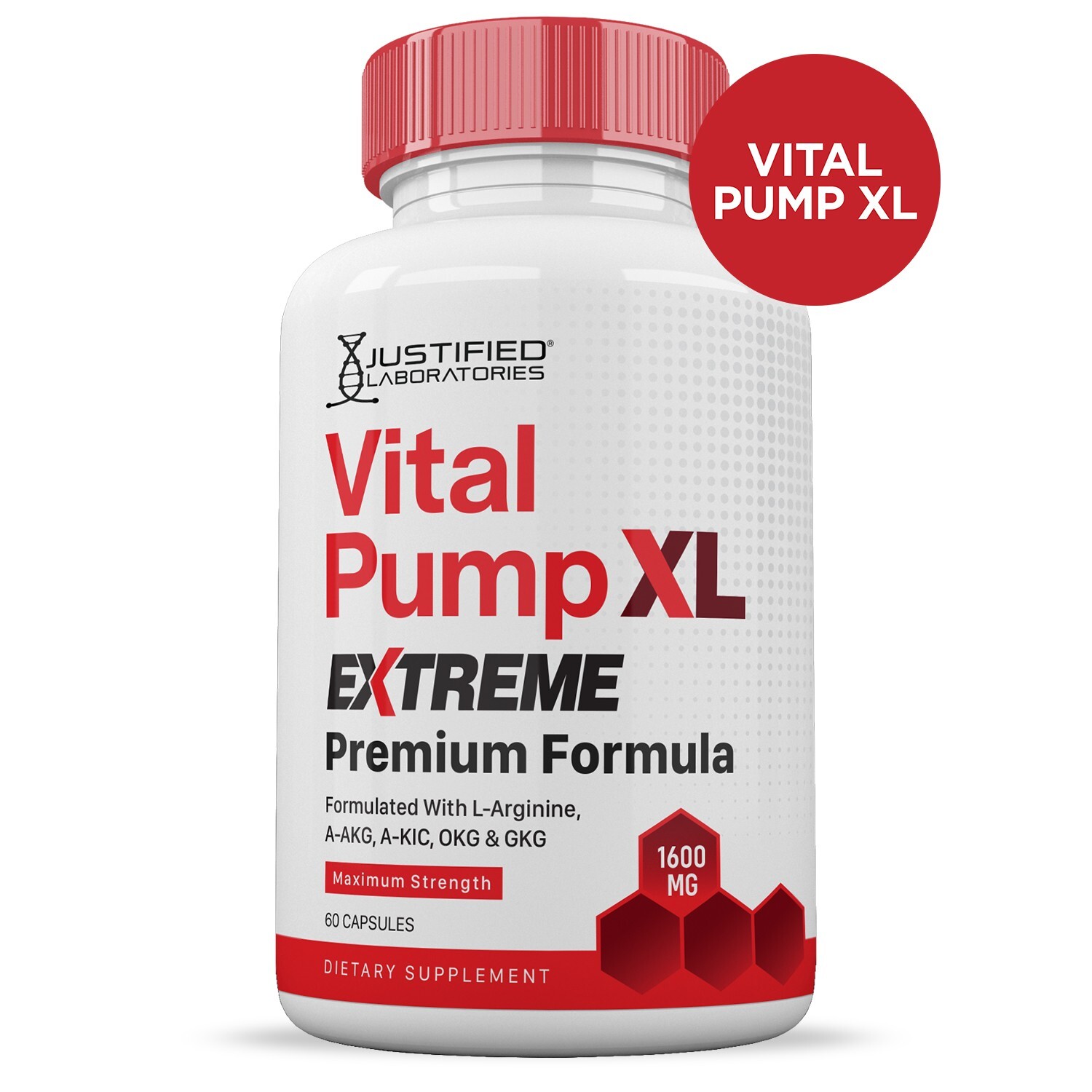 Vital Pump XL Extreme 1600MG For Men Premium Formula Supplement Pills 10 Pack