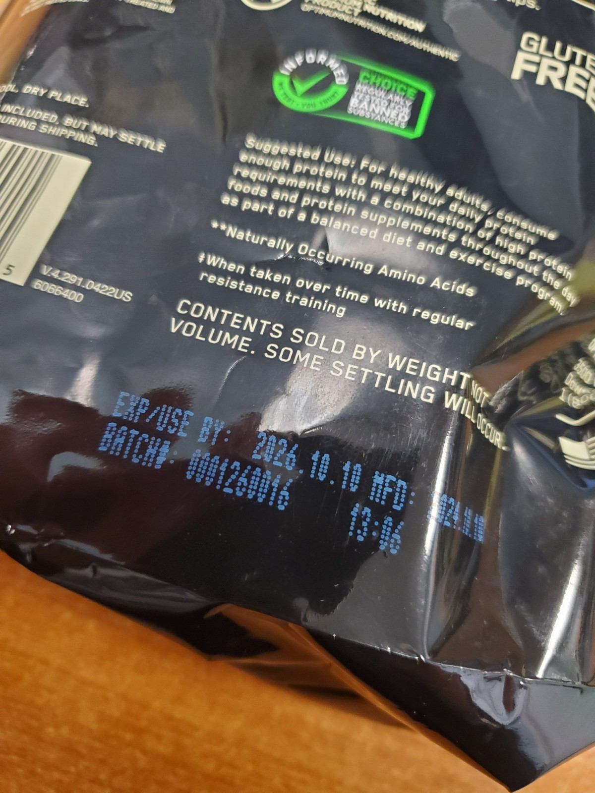 2 Pk: ON Whey Protein Powder Strawberries & Cream 1.5 lb. ea. Exp 8/31/26 R3P3