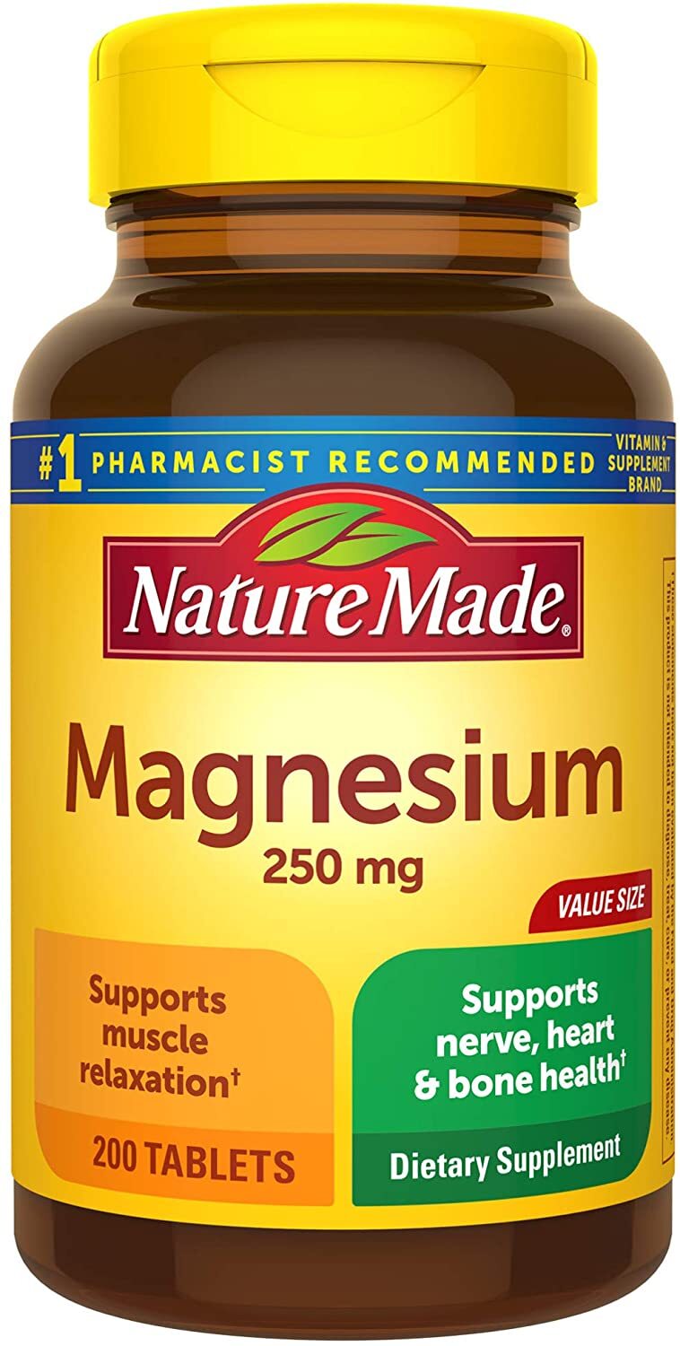 Nature Made Magnesium Oxide 250 mg 200 Count