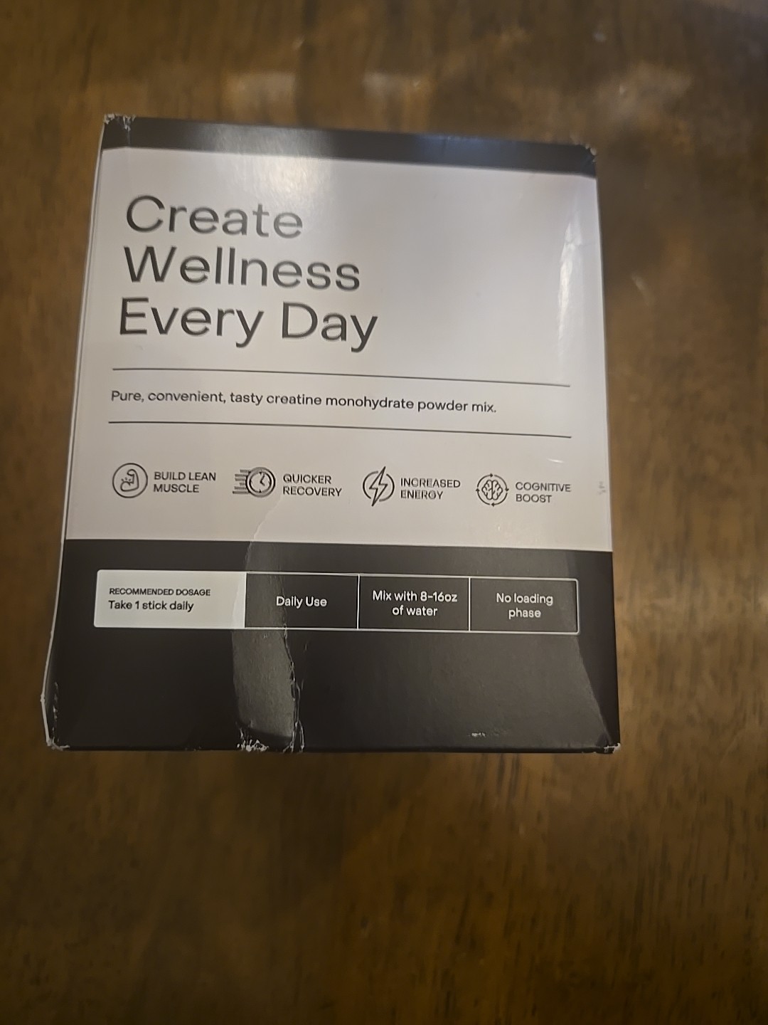 Create Creatine Monohydrate Powder Unflavored 30ct On-The-Go Stick Packs 08/2027