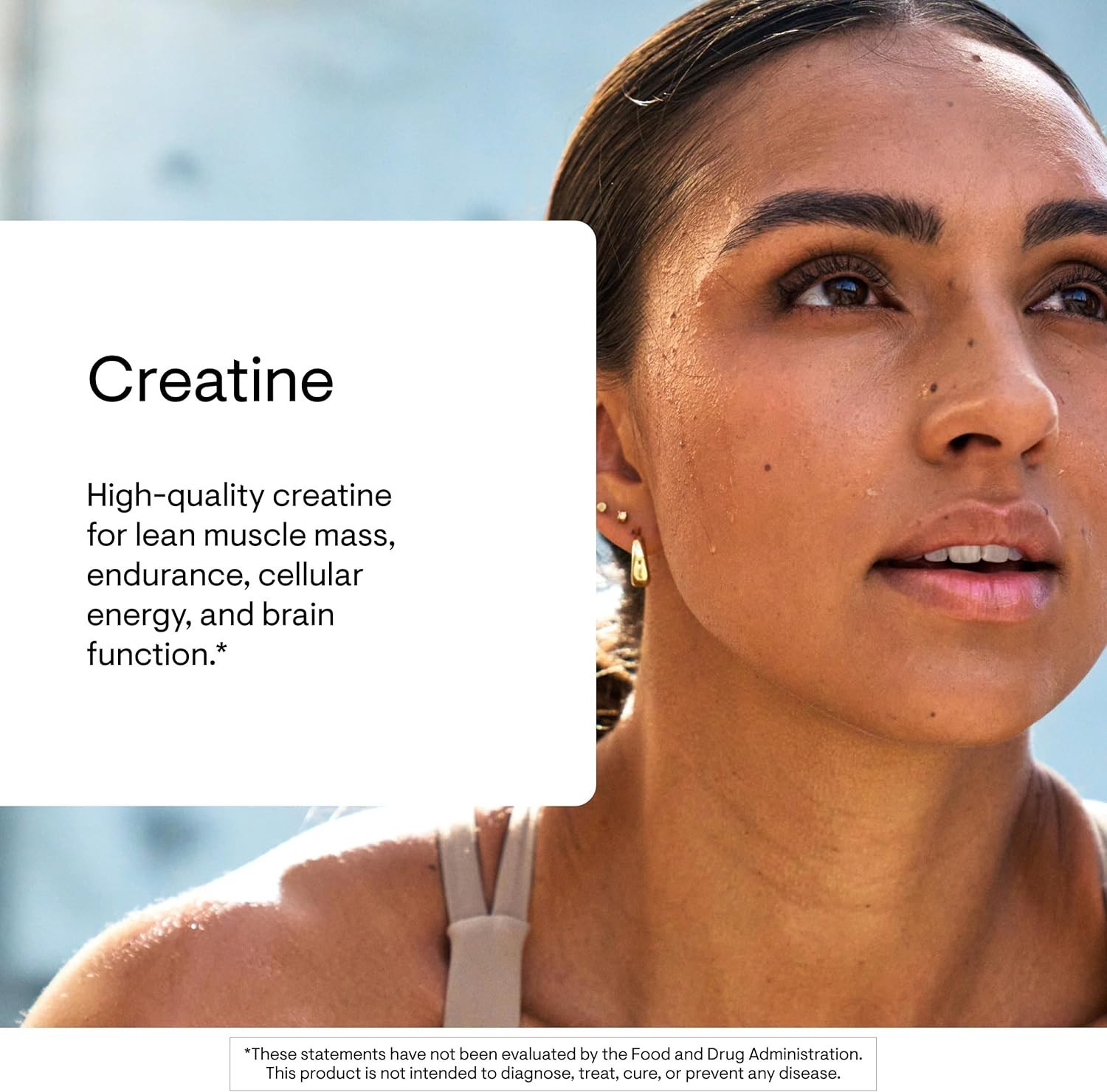 Unflavored 90 Servings Creatine Powder – Boosts Muscle & Cognitive Performance