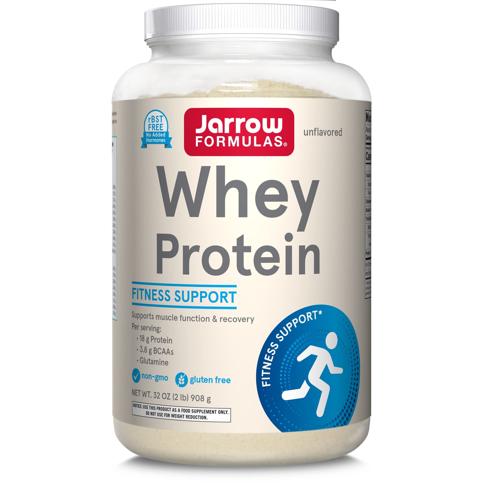 Jarrow Formulas Whey Protein 18 G Of Protein 3.8 G Of Bcaas And Glutamine