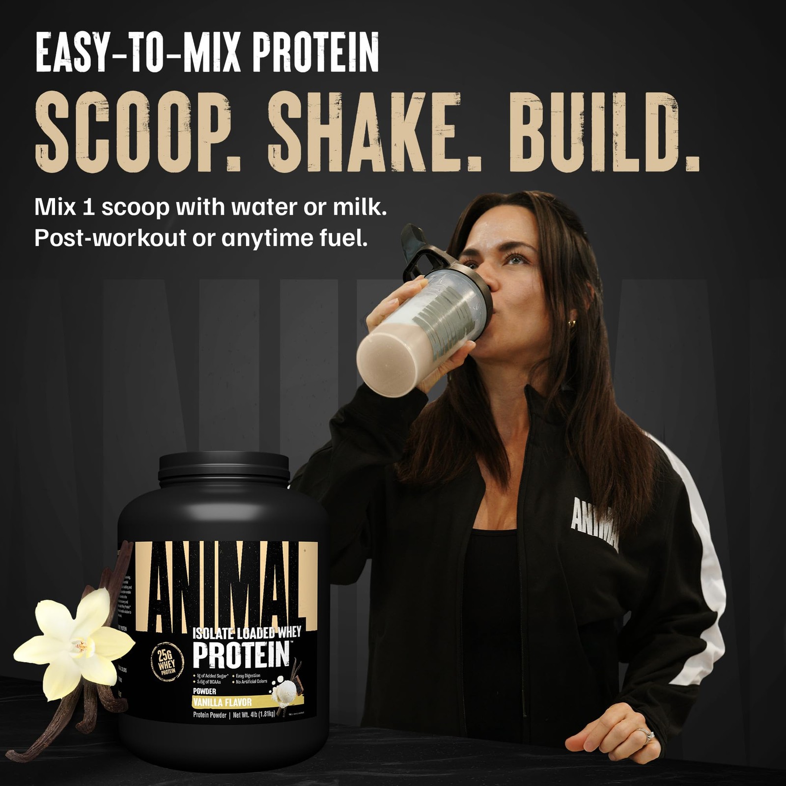 Whey Isolate Protein Powder – Loaded for Pre & Post Workout Muscle Builder an…