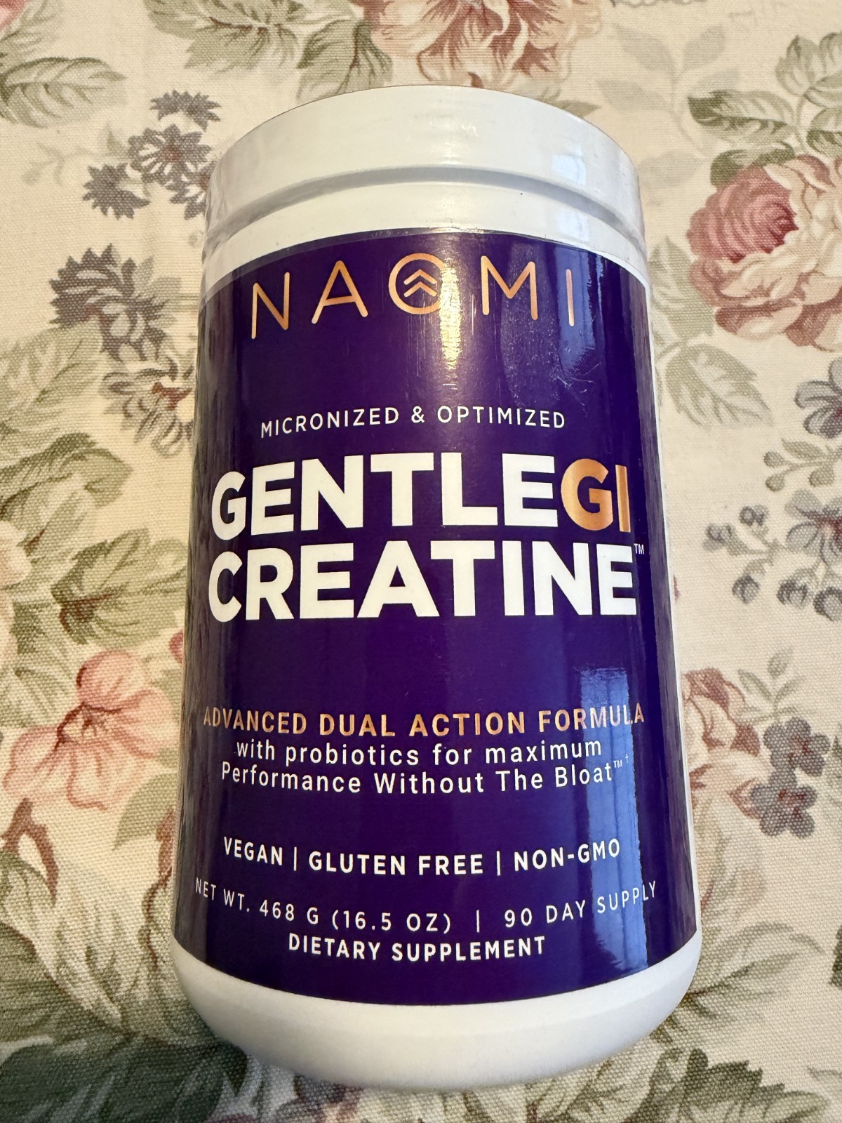 NAOMI Gentle GI Creatine with OPTIBIOME®, Gut-Friendly Creatine Monohydrate