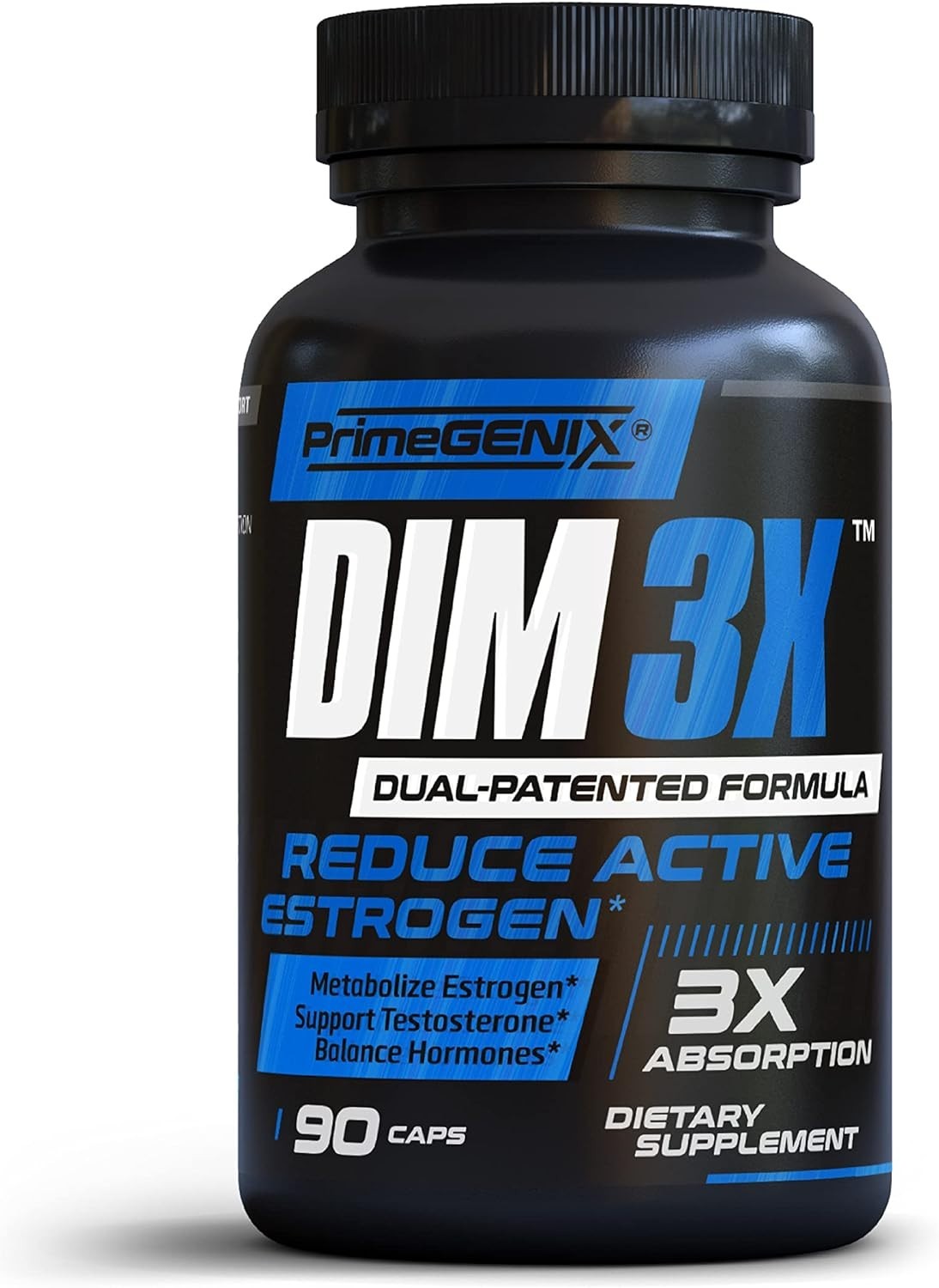 PrimeGENIX DIM3X Diindolylmethane (DIM), Helps Control Estrogen,