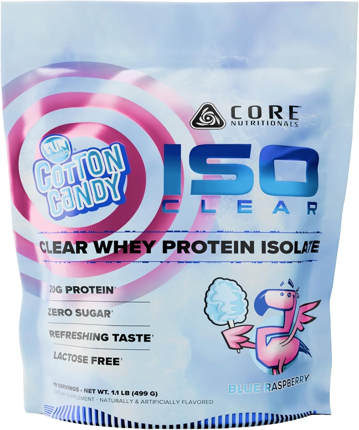 Core Nutritionals ISO Protein – 24gm Isolate Whey Protein- 2LBs – All Flavors