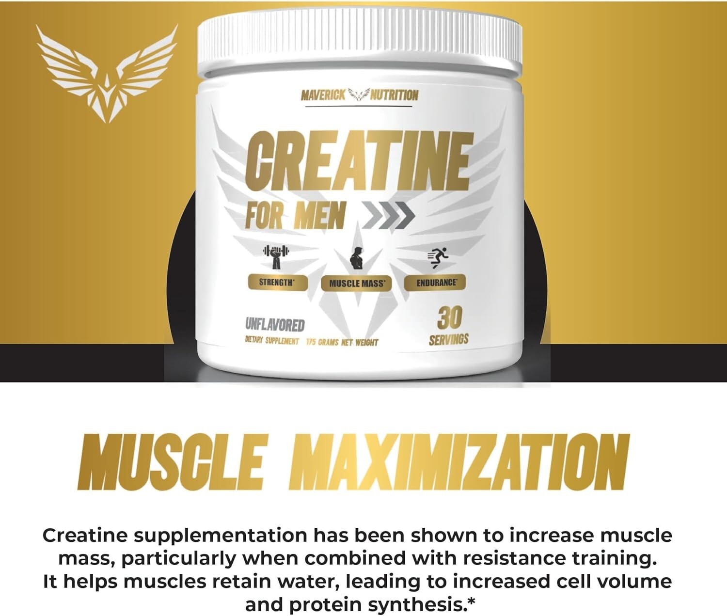 LOT OF 2 Creatine Powder for Men – Creatine for Men Creatine Monohydrate & w HMB