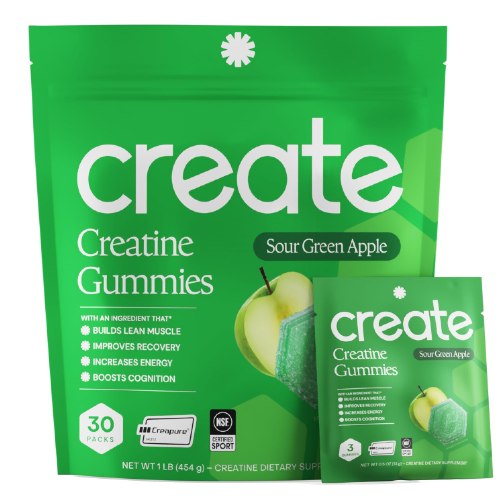 Creatine Gummies for Men & Women – NSF Certified, Made with Creapure Creatine…
