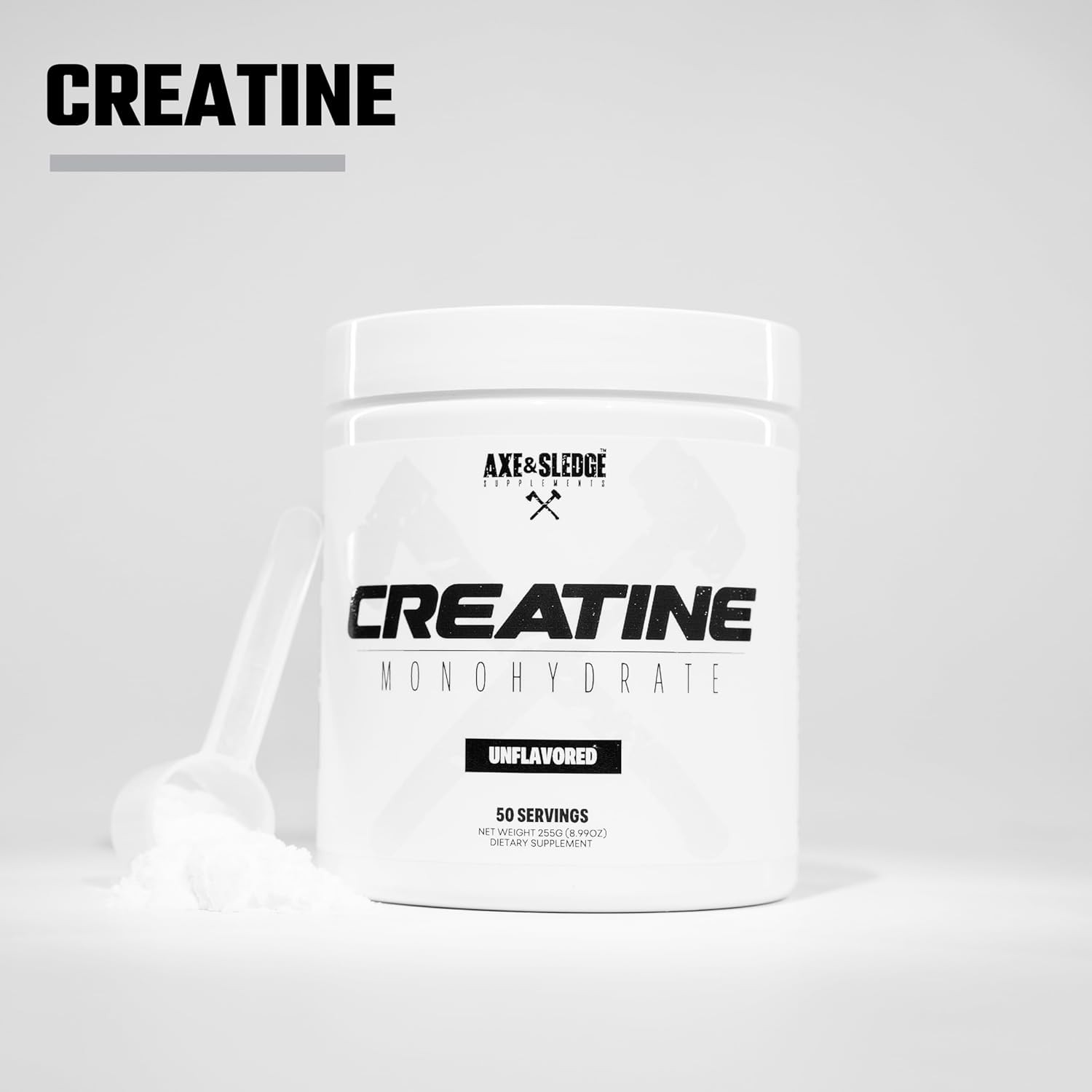 Axe & Sledge Supplements Basics Creatine, Enhances Strength, Increases Lean…