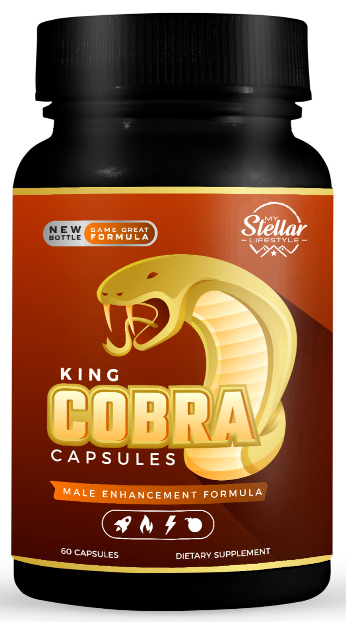 King Cobra Capsules for Men-New Improved Formula-60 Capsules