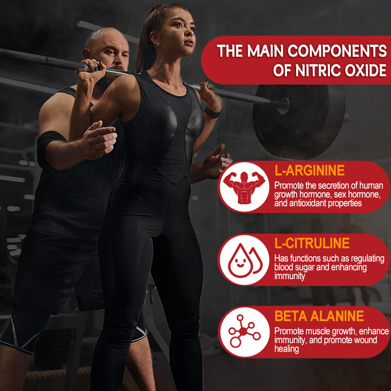 L-Arginine L-Citrulline 60/120/240 Nitric Oxide, Testosterone Booster,ED Support