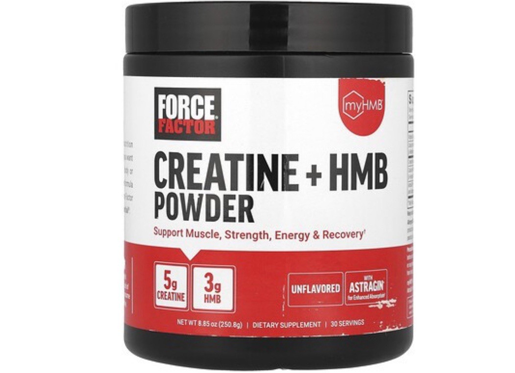 Creatine + HMB Powder, Unflavored, 8.85 oz (250.8 g)