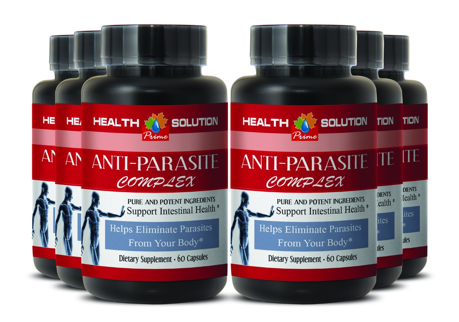 Proven formula – ANTI-PARASITE COMPLEX – Relieve digestion – 3 Bottles