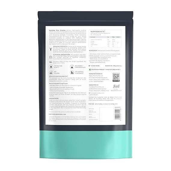 Pure Micronised Creatine Monohydrate Powderfor FOR Muscle Repair & Recovery 100g