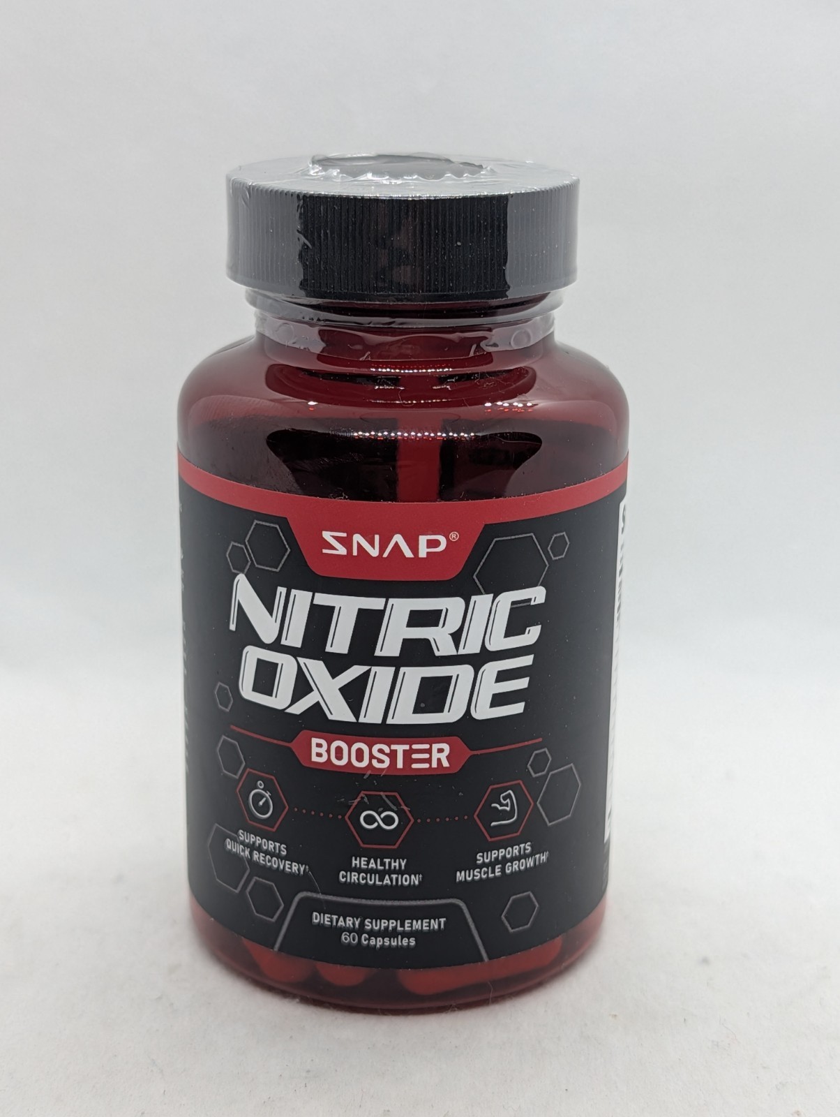 Nitric Oxide Natural Booster Supplement L-Arginine, L-Citrulline 1500mg 60ct New