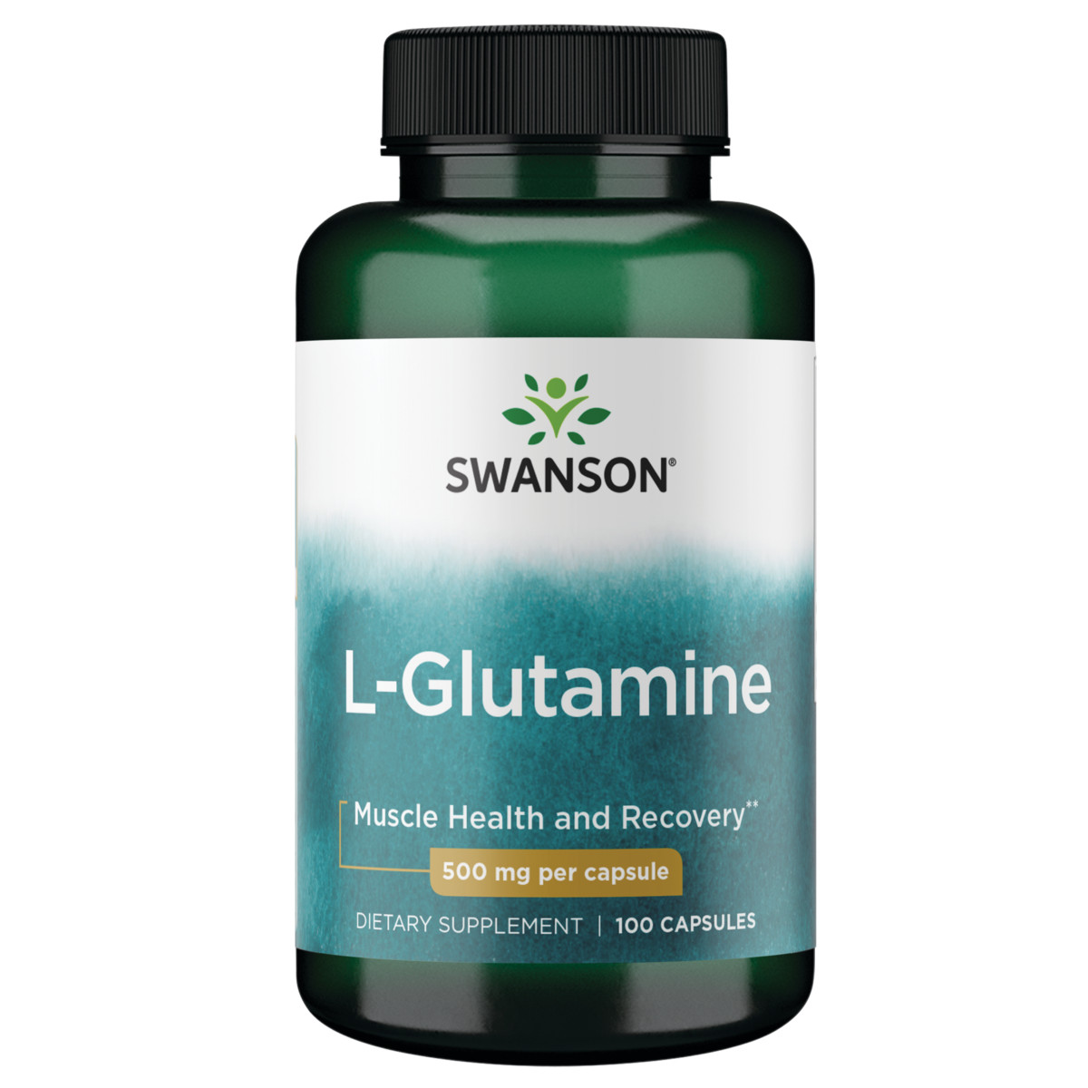 Swanson L-Glutamine 500 mg 100 Capsules