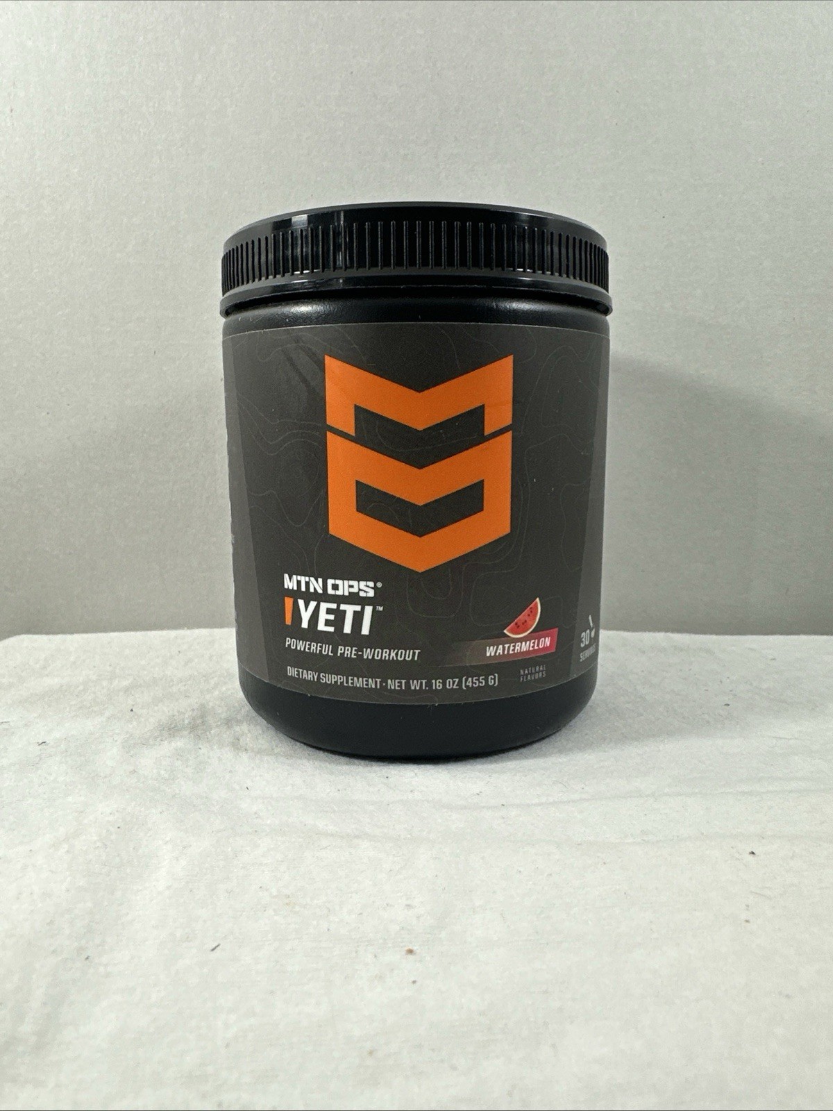 MTN OPS Yeti Pre-Workout Powder w/Creatine, 200mg Caffeine 30 Servings 08/26