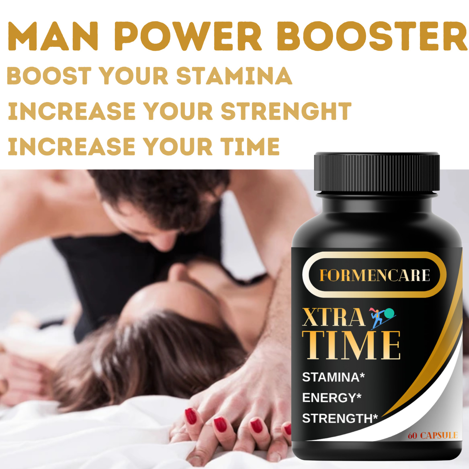 Erect-Man Extreme Potency Male Enhancement Pill! Last up to 3 Days! – 60 Pills !