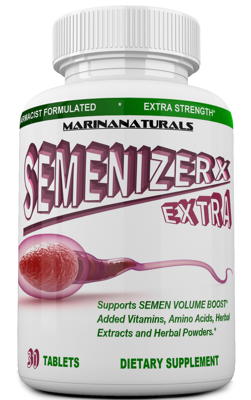 SEMENIZERX EXTRA – Loads Volumizer. Testosterone Booster.