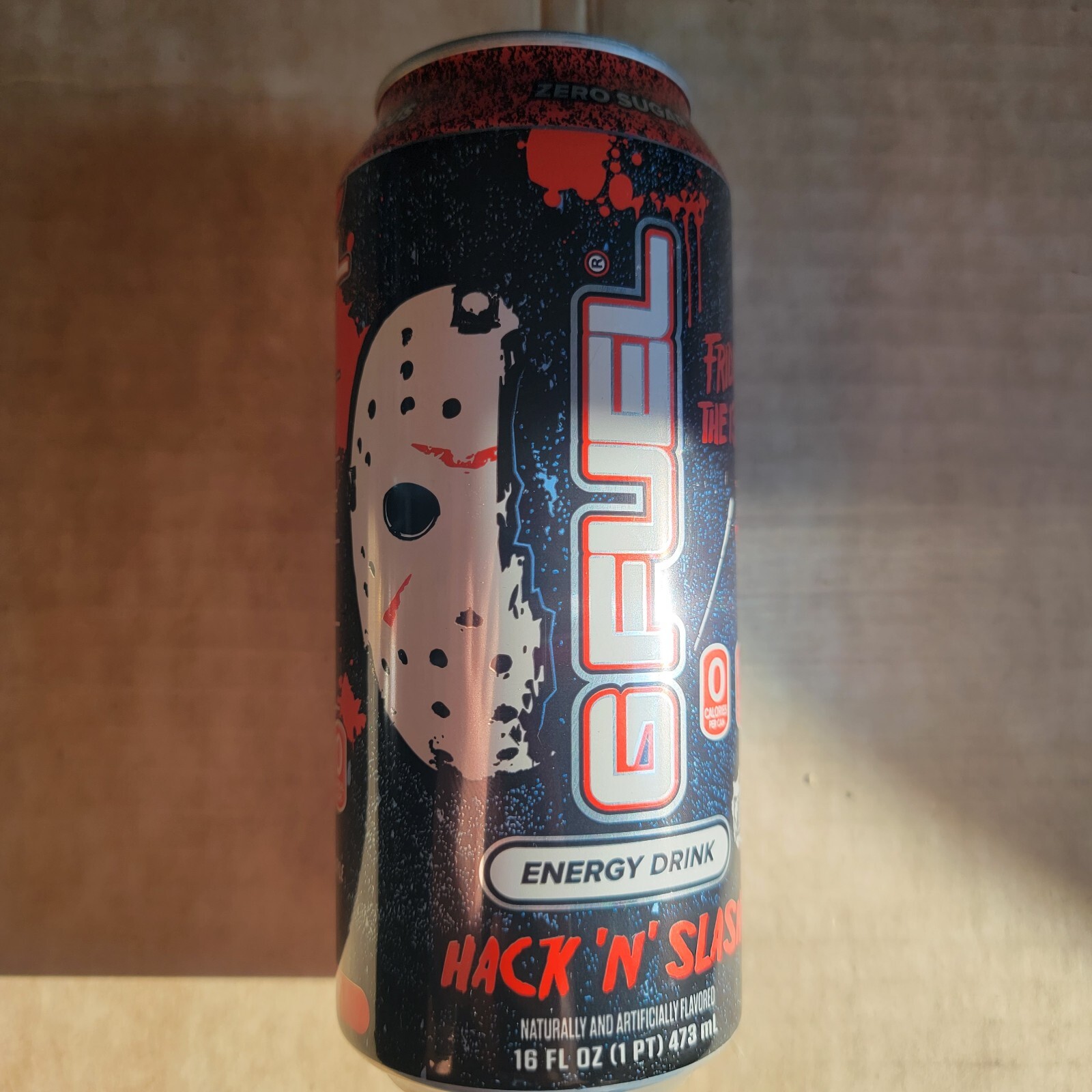 Friday The 13th GFuel Energy Drink Full Can 16 Fl Oz G Fuel Horror