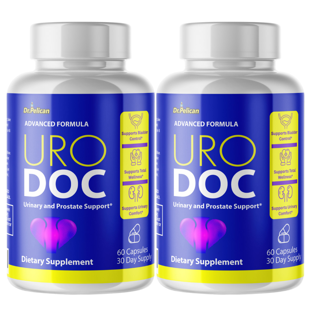 URO DOC- Support Supplement for Men – Urinary & Bladder Health-2 Bottles