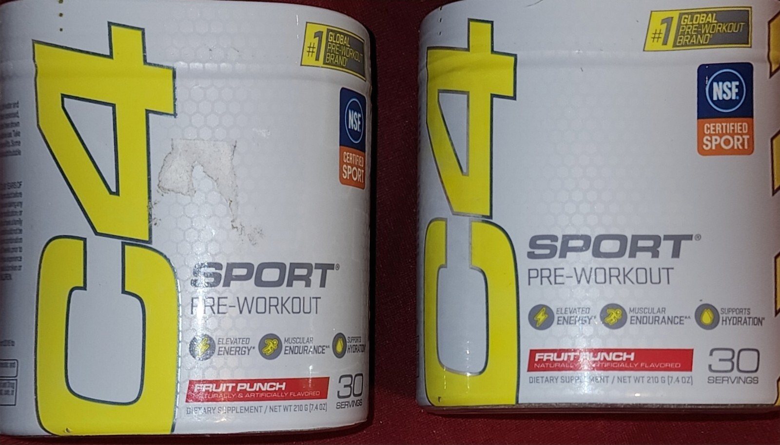 ✅️C4 Sport Pre-Workout – Fruit Punch – 9.5oz – 2-PACK✅️