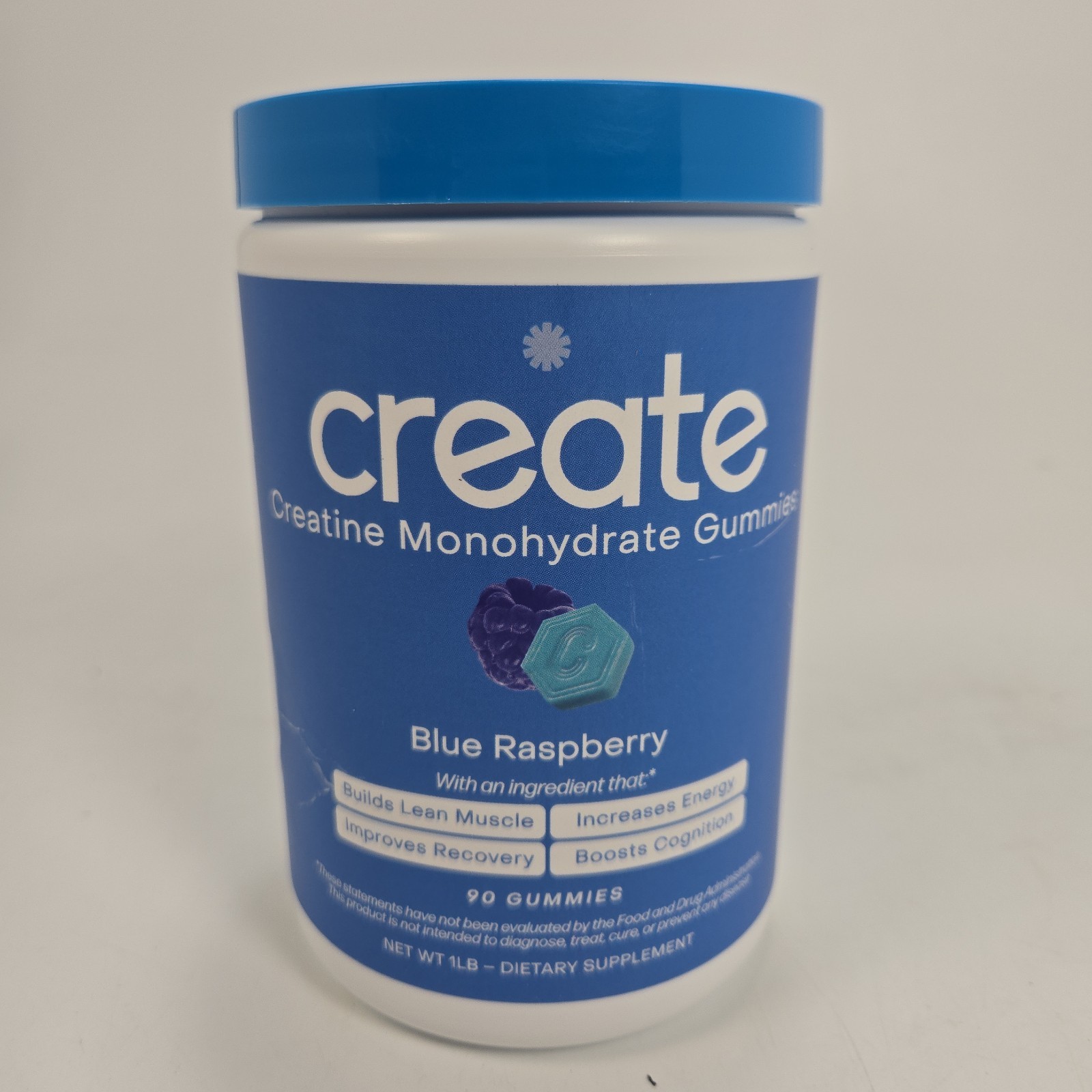 Create Creatine Monohydrate Gummies for Men & Women Boost Focus Strength 1.5G