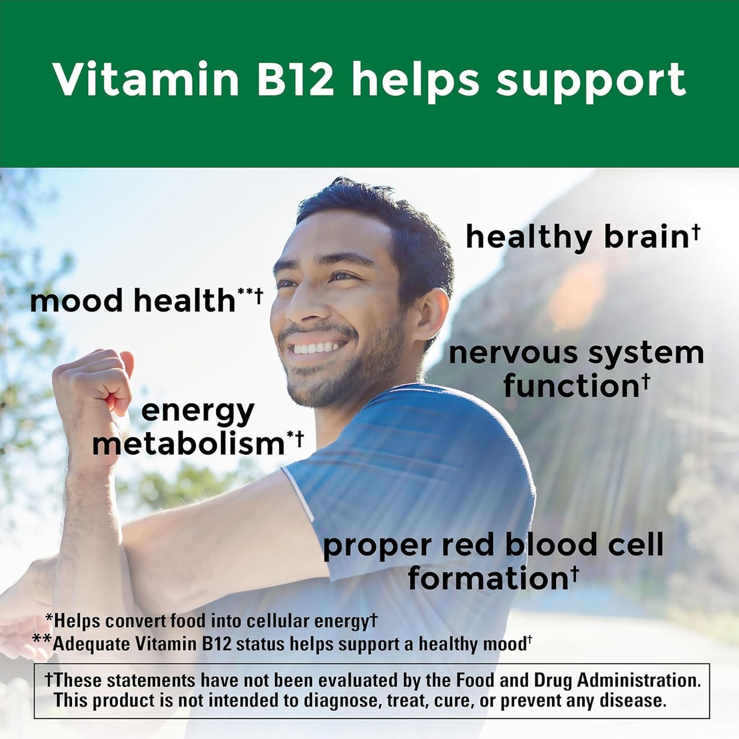 Nature Made Extra Strength Vitamin B12 3000 mcg, 60 Softgels