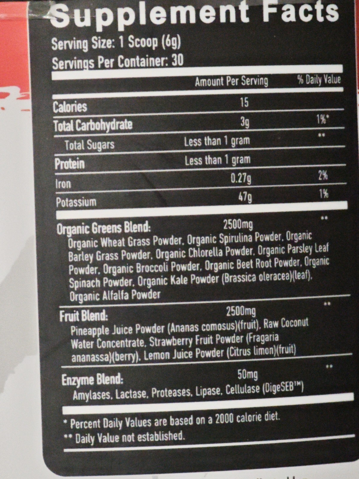 Primeval Labs Day 2 Day Fruits And Vegetables Cherry Lime