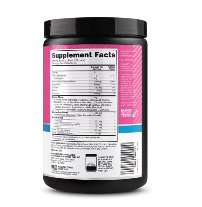 Optimum Nutrition Amino Energy Hydration Plus Focus Watermelon 30 Servings