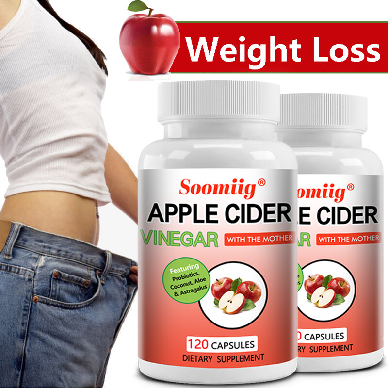 Apple Cider Vinegar – Contains Probiotics, Coconut, Aloe Vera Weight Loss Caps