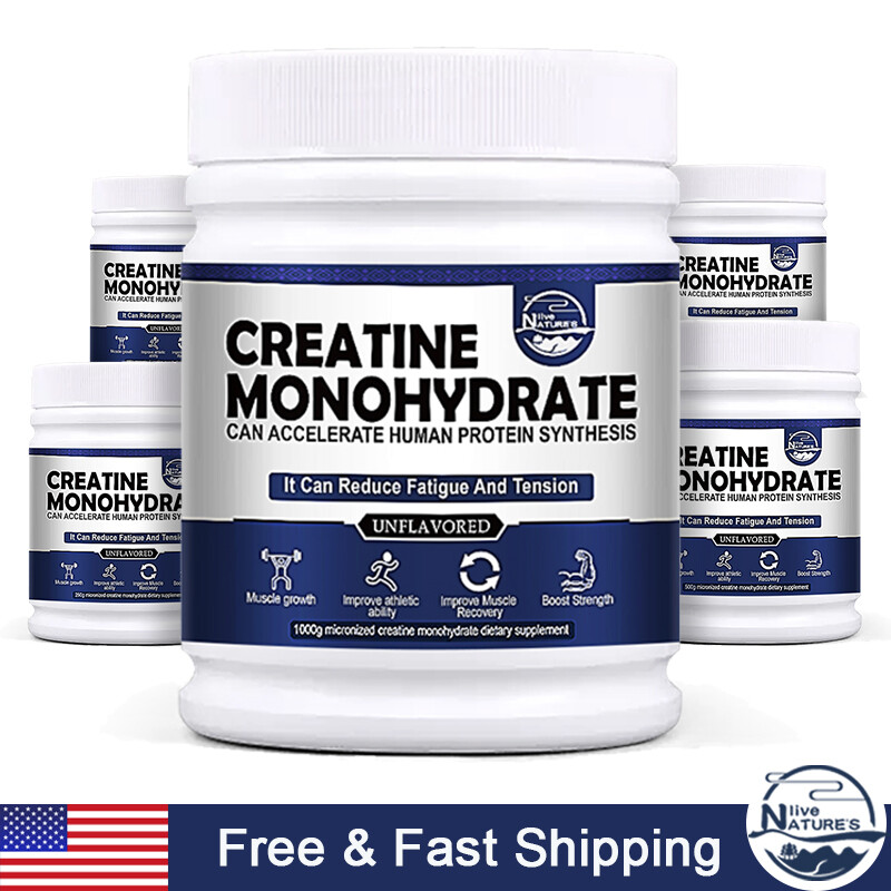 Pure Creatine Monohydrate (Micronized) – 5 Grams Per Serving,Unflavored Creatine