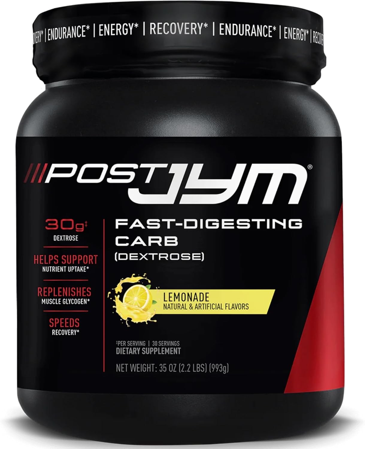 Carb Fast Digesting Post Workout Recovery Powder- Pre Workout Protein