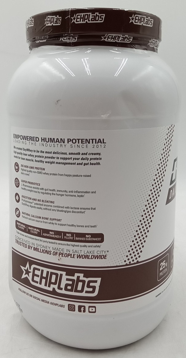 EHP Labs OxyWhey Whey Protein Isolate 25g High Protein Exp 5/28