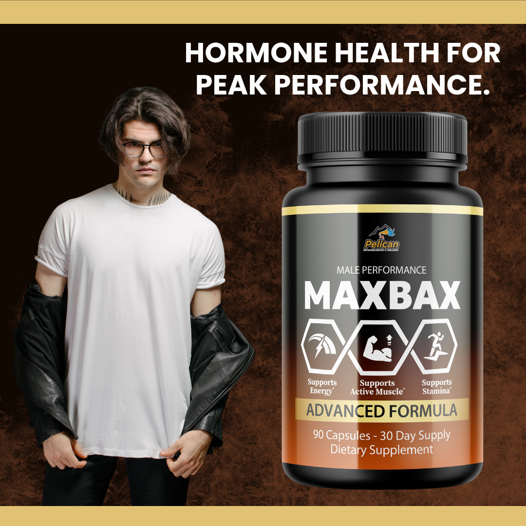 MaxBax- Bodybuilding & Men’s Health Support- 3 Bottles- 270 Capsules