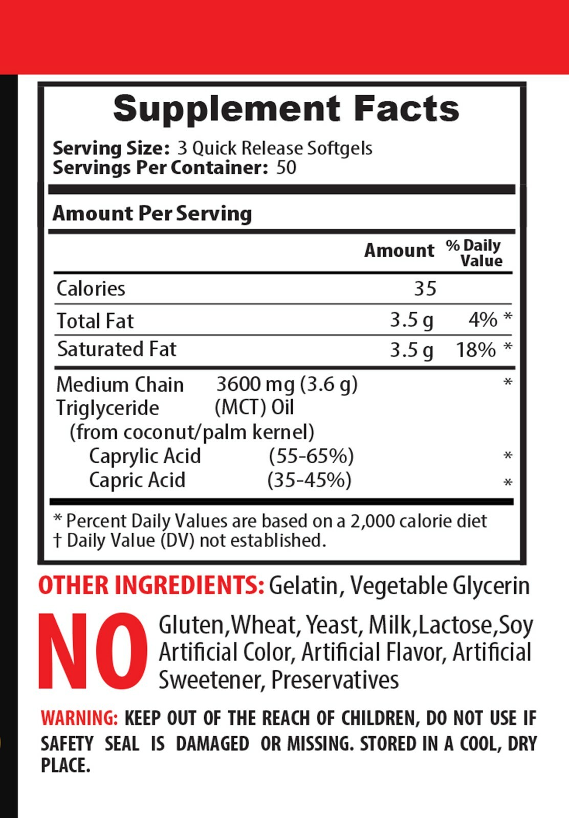 digestion & colon cleanse – MCT OIL – coconut coconut oil 1B