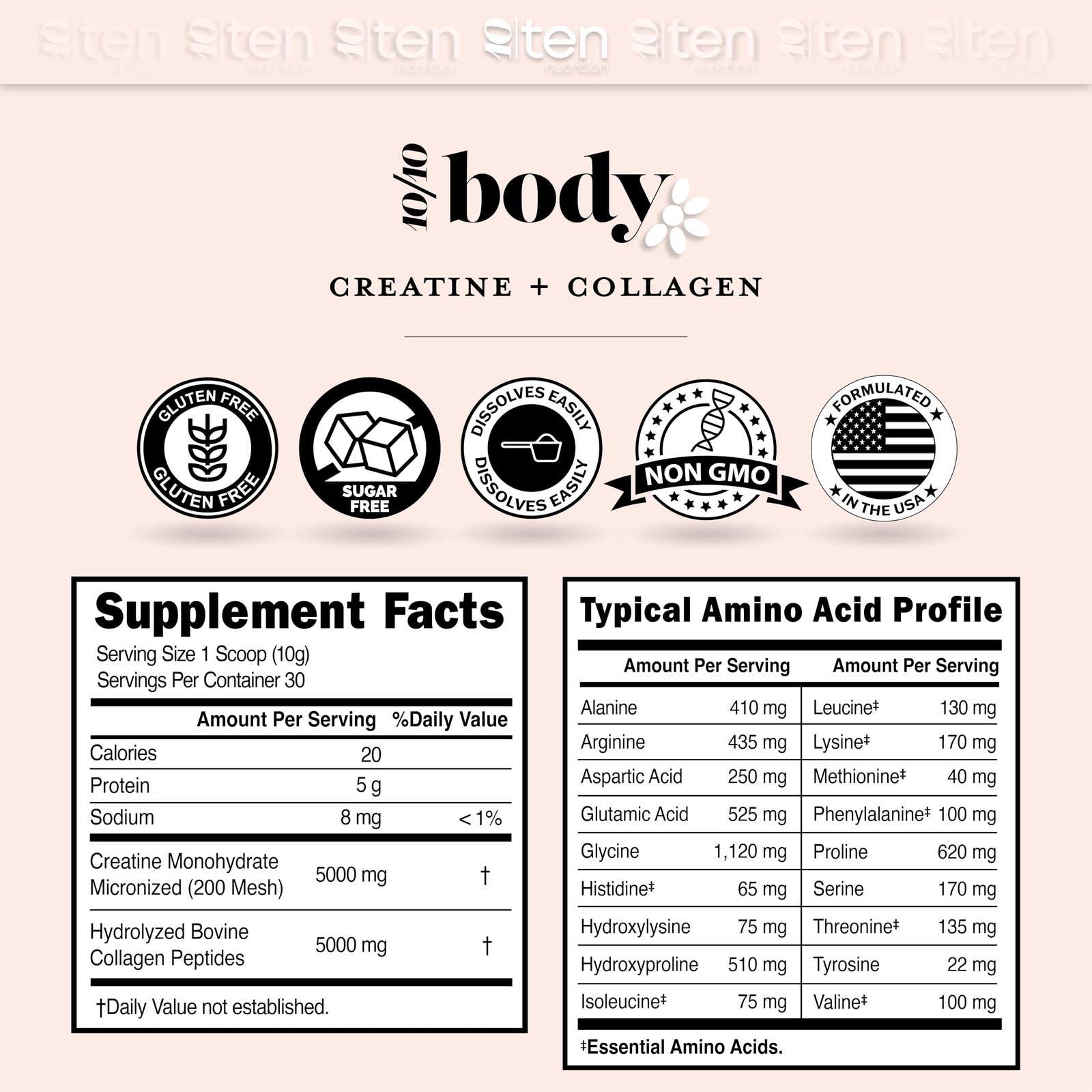 New – Creatine + Collagen for Women – Supports Lean Muscle Growth & Developme…