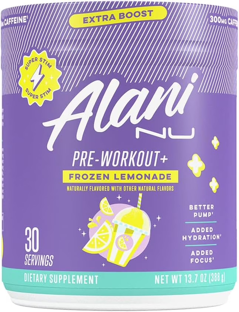 Pre-Workout+ Powder, Rocket Pop, 30 Servings, 300Mg Caffeine