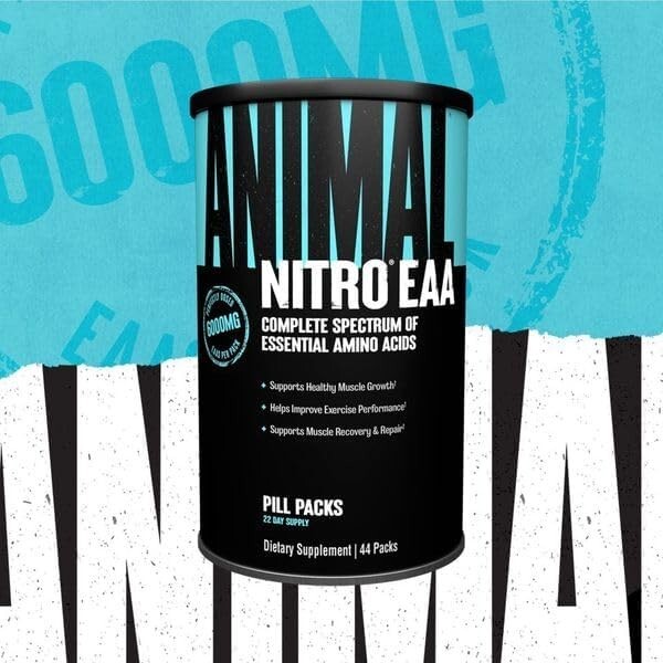 Universal Nutrition Animal Nitro EAA and BCAA Amino Acids Supplement 44 Paks New
