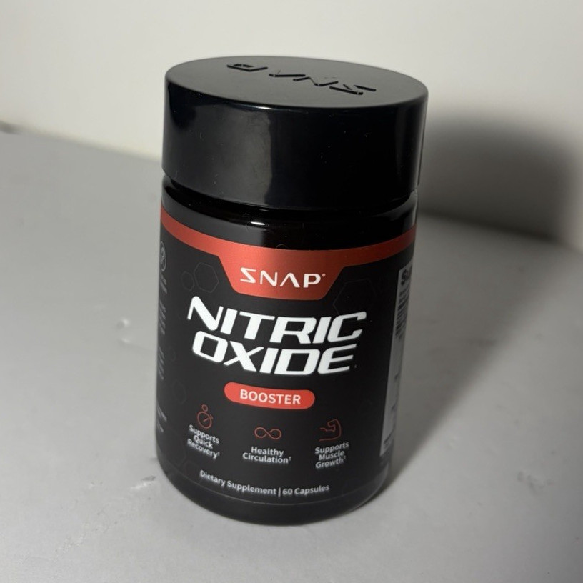 SNAP Nitric Oxide Booster Capsules 60ct Healthy Circulation Muscle Growth