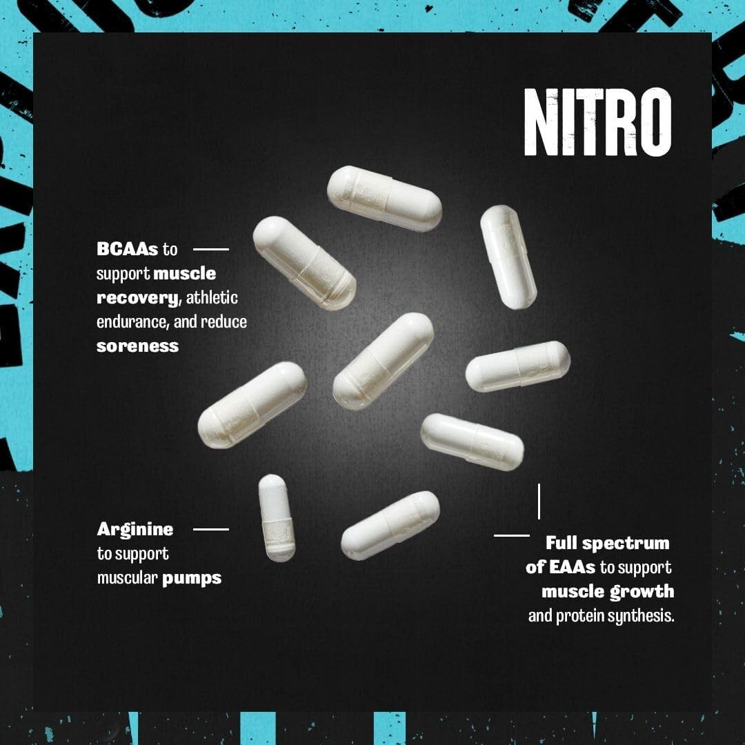 Universal Nutrition Animal Nitro EAA and BCAA Amino Acids Supplement 44 Paks New