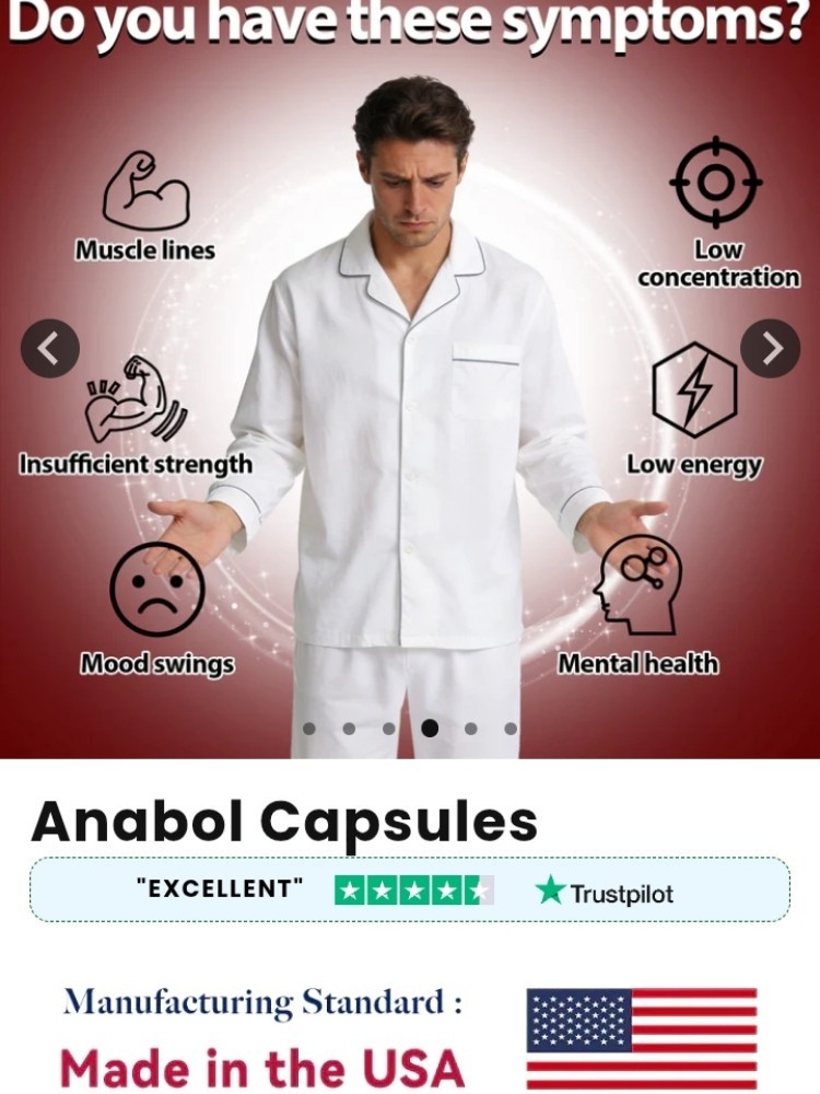 Anabol Hardcore Muscle Builder Mental Clarity 2 Pack Made In the USA FDA