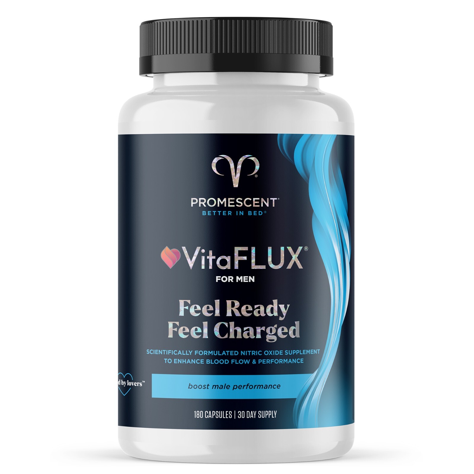 VitaFLUX Nitric Oxide Booster Supplement L-Arginine L-Citrulline 180 Capsules