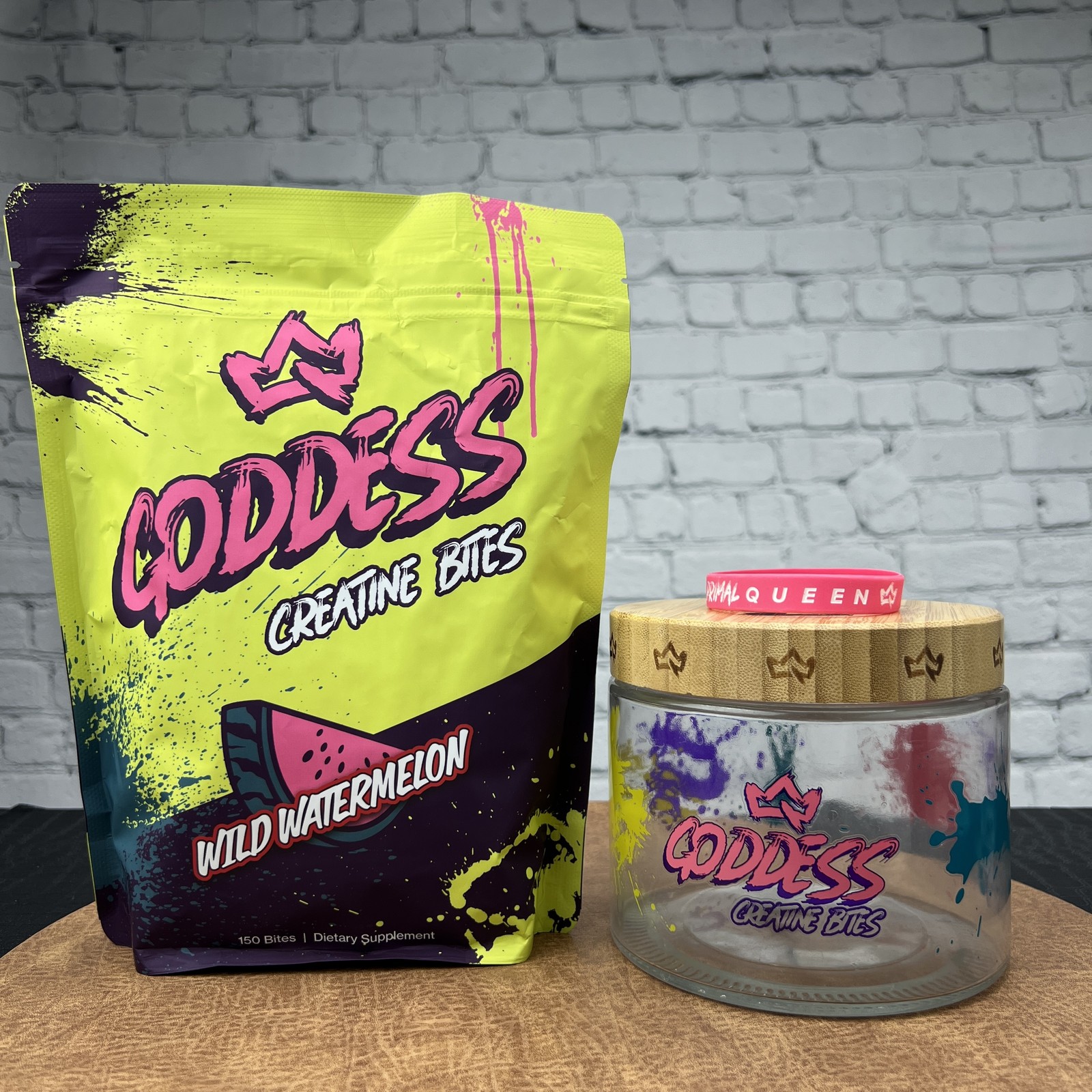 Primal Queen Goddess Creatine 150 Bites + Goddess Storage Jar