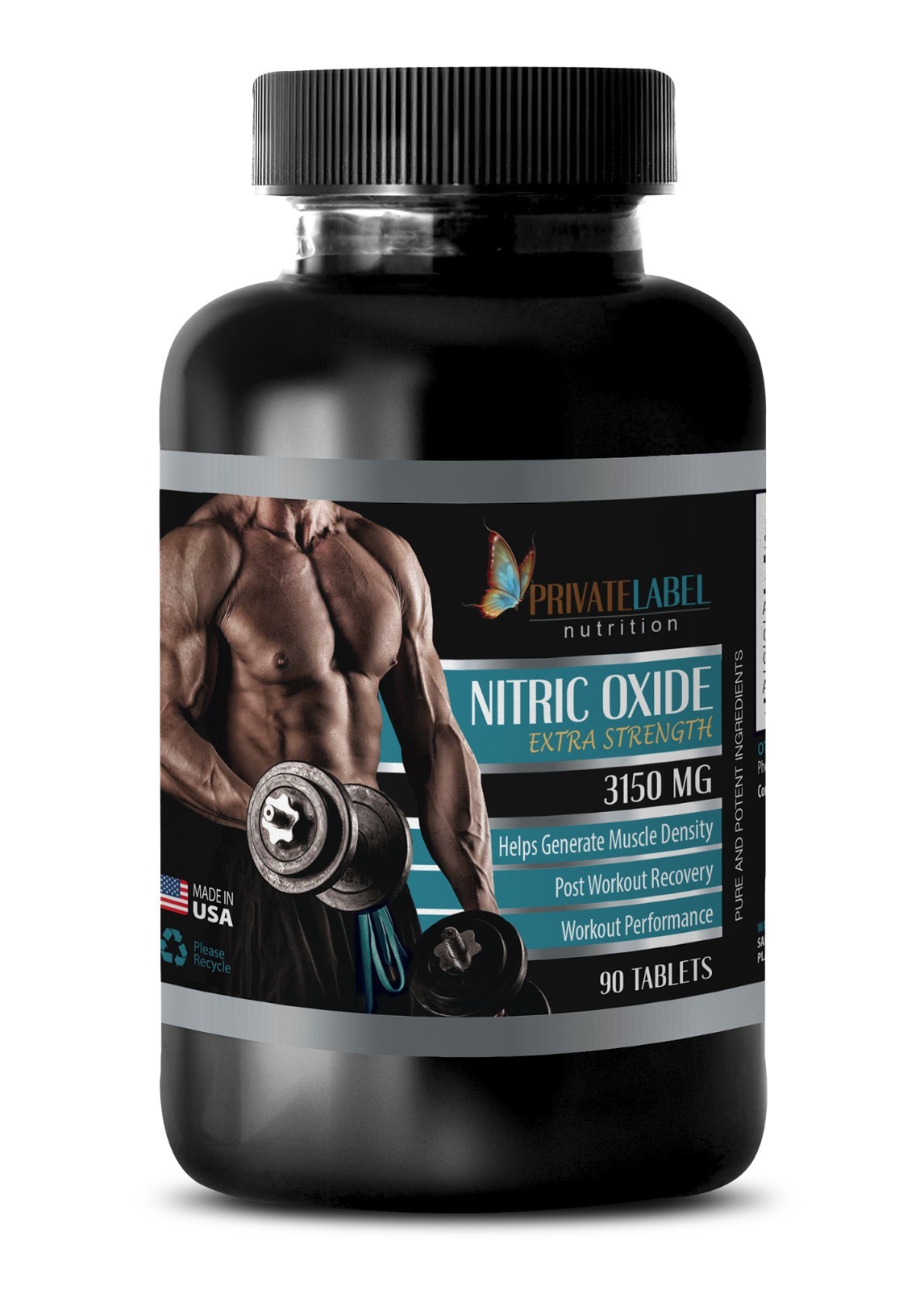 Nitric Oxide 3150mg – L-Arginine Powder – nitric oxide complex – 90 Tablets