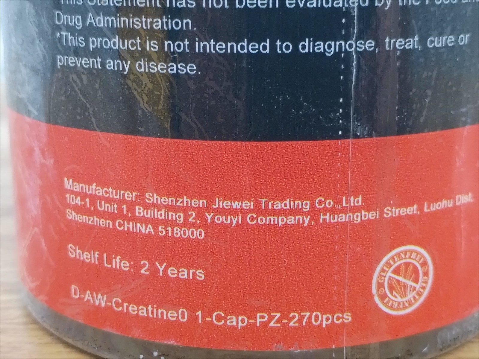 Pure Creatine Monohydrate Capsules for Muscle Mass Strength Expire 04/26